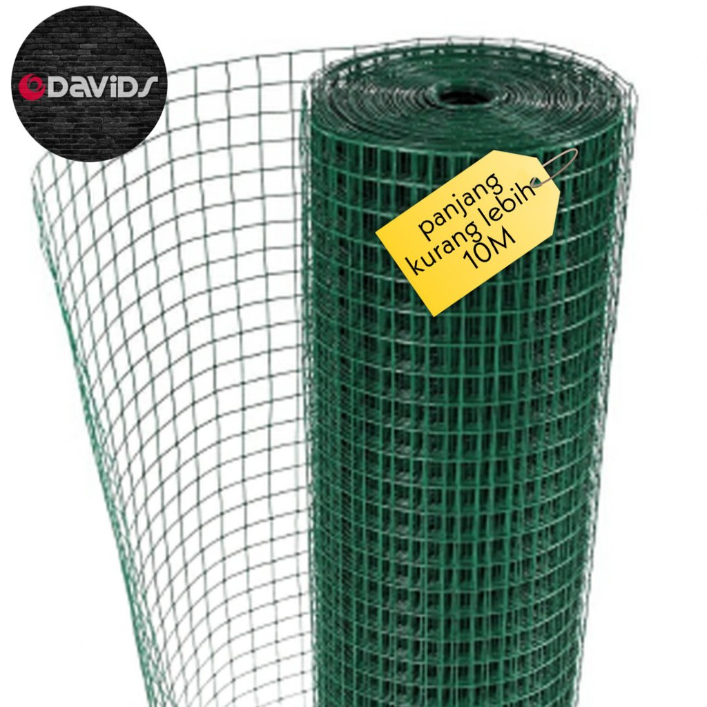 Kawat Loket Ram Wire Mesh Pvc Hijau 1/2 inch