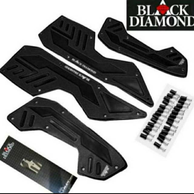 Bordes karpet pijakan kaki all new nmax 2020-2022 Black diamond
