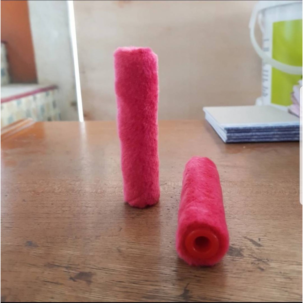 Isi Roller Kapal Supra Kecil Super Halus/ Isi Ulang Rol Busa Cat Minyak Tembok Kayu dan Besi Bulu Su