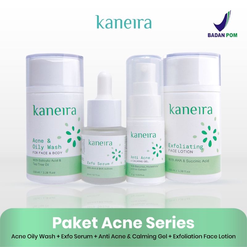 PAKET ACNE SERIES / Paket Perawatan Kulit Glowing  / Kulit Berjerawat / Kulit Kusam