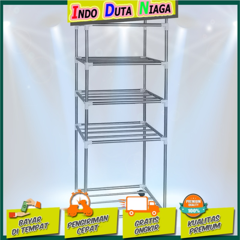 POLBEST Rak Tingkat Dapur Kitchen Storage Rack 5 Layer - 50801