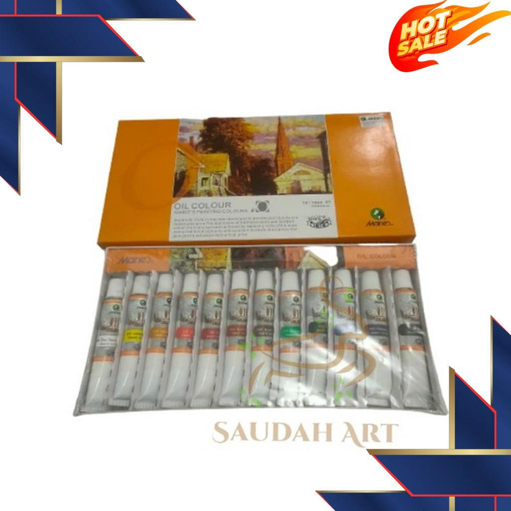 

SERENTAK Oil Colour Maries Cat Minyak Maries 12mlpack isi 12 warna