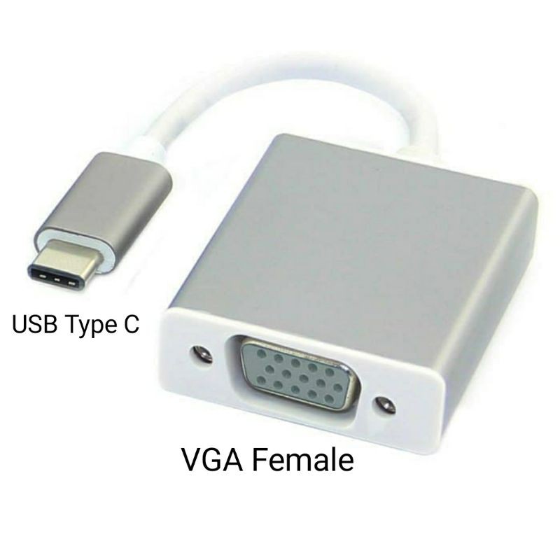Converter USB Type C to VGA Female