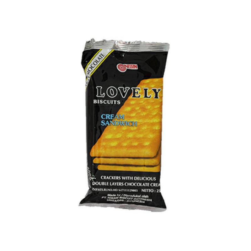 

Nissin Lovely Sandwich cokelat 25 gr