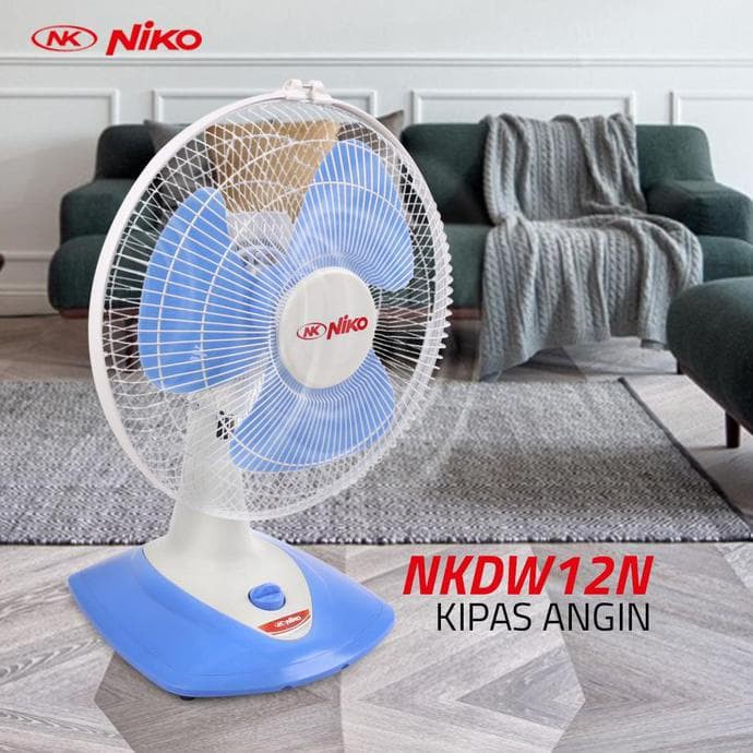 Kipas Angin Meja Dinding - Desk Wall Fan 12 Inch 2 IN 1 Niko NKDW-12N / NKDW 12 N