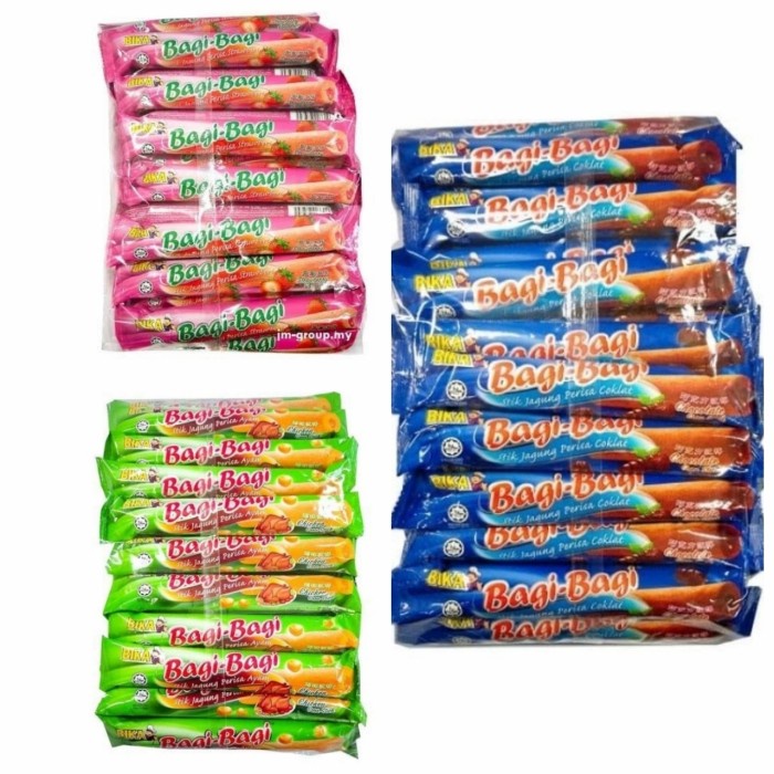 

✨GENA✨- Bika Bagi-Bagi Stick Makanan Ringan Import Malaysia snack - strawberry