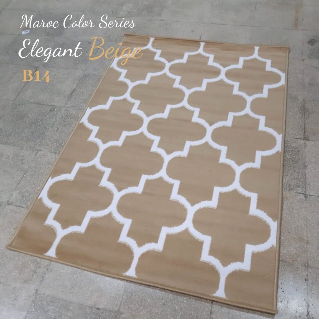 MAROC Karpet Lantai 100 x 150 B14  Beige