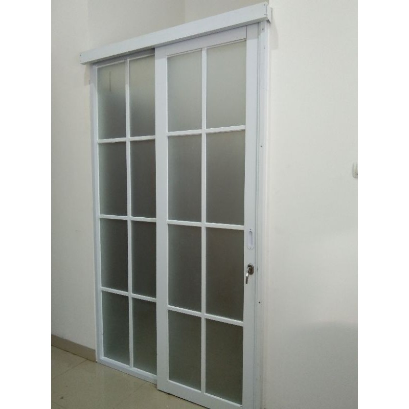 Jual pintu sliding aluminium kaca mati samping | Shopee Indonesia