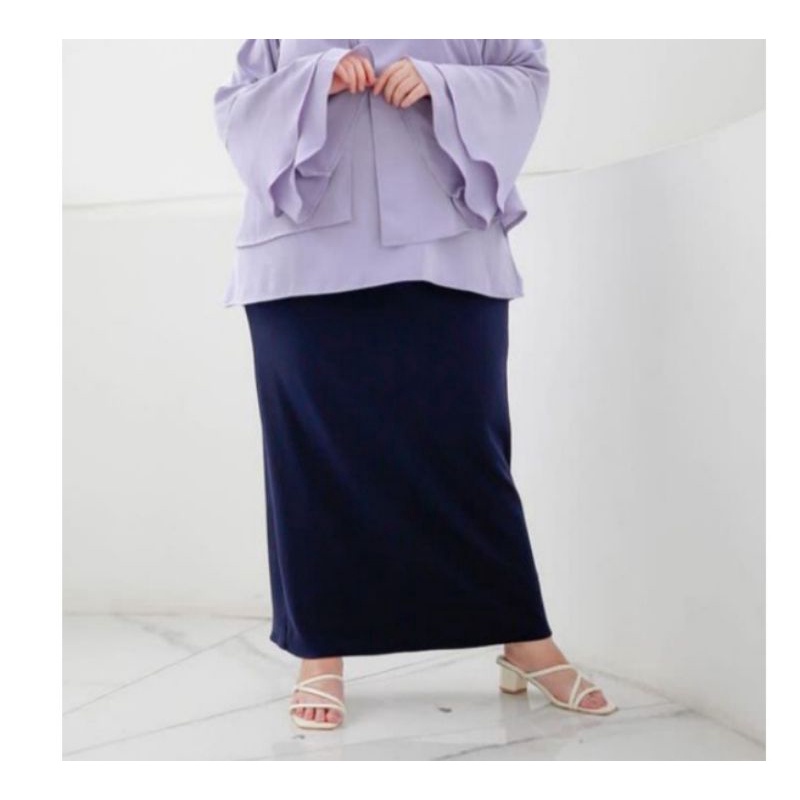 rok span scuba jumbo panjang - Rok Big Size Jumbo Wanita Termurah Terlaris