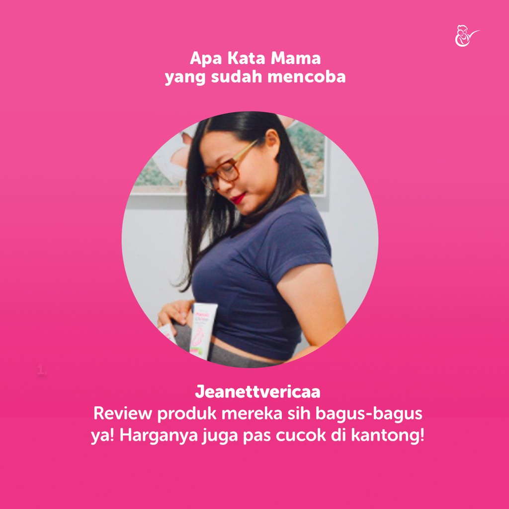 Mama's Choice Stretch Mark Cream (Solusi Perut Gatal dan Stretch Mark) - 100ml