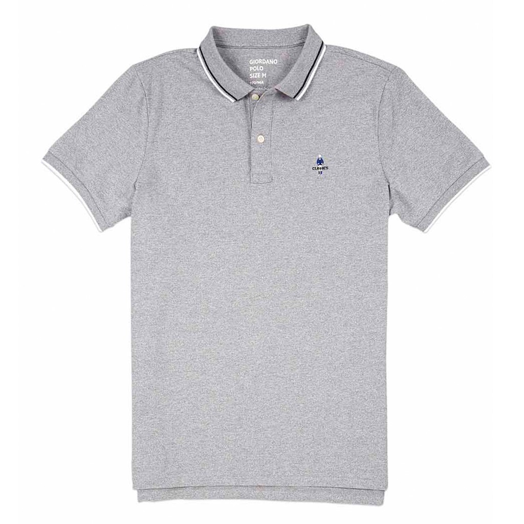 Giordano - Polo Mens Classic Embroidery Kaos Polo Giordano