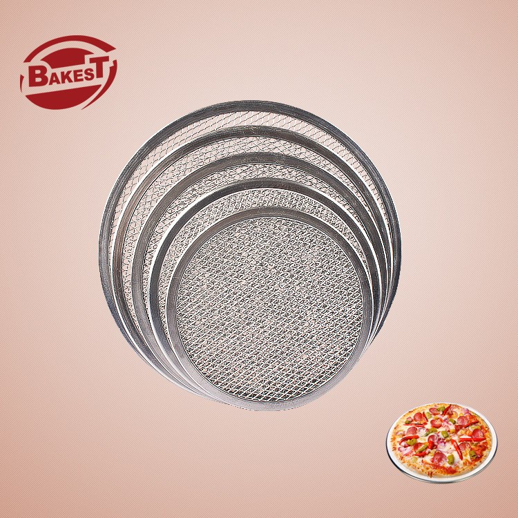 Bakest pizza nett pan / perforated / loyang jaring