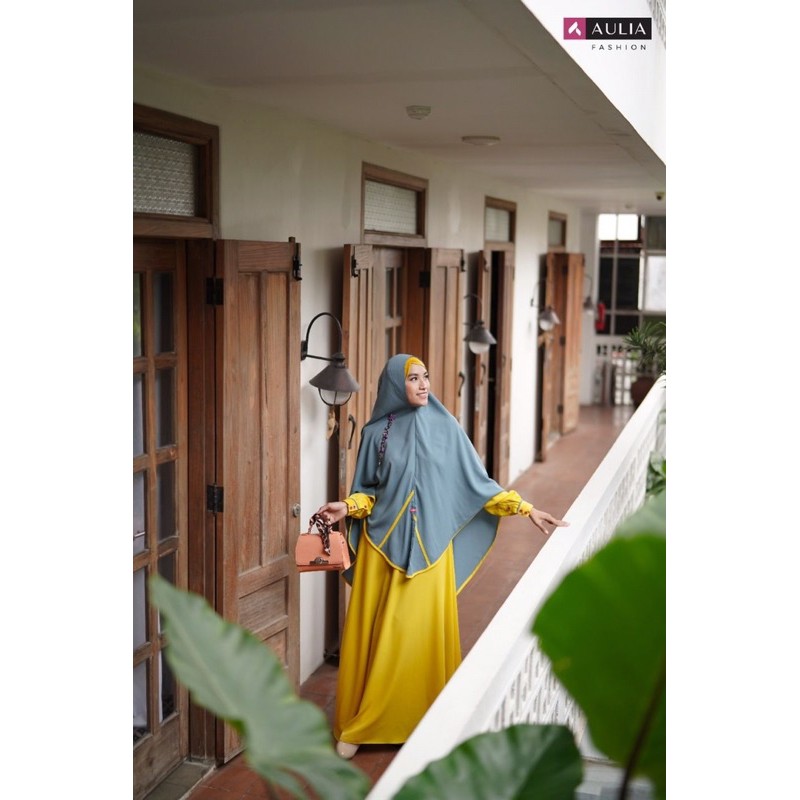 set gamis aulia QAUREEN BUMBLEBEE