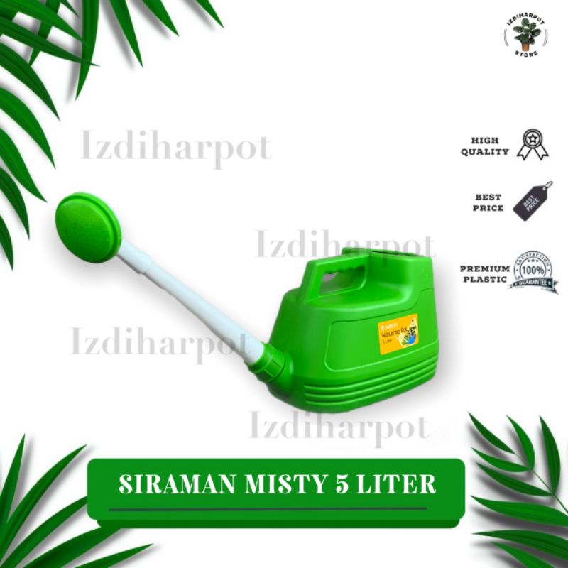 SIRAMAN TANAMAN WATERING POT MISTY 5 LITER PENYIRAM TANAMAN - HIJAU