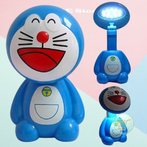 Lampu LED Portable Baca Meja Belajar Kamar Karakter unik lucu charger
