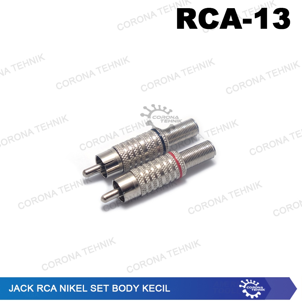 Nikel Body Kecil Jack RCA Buntut