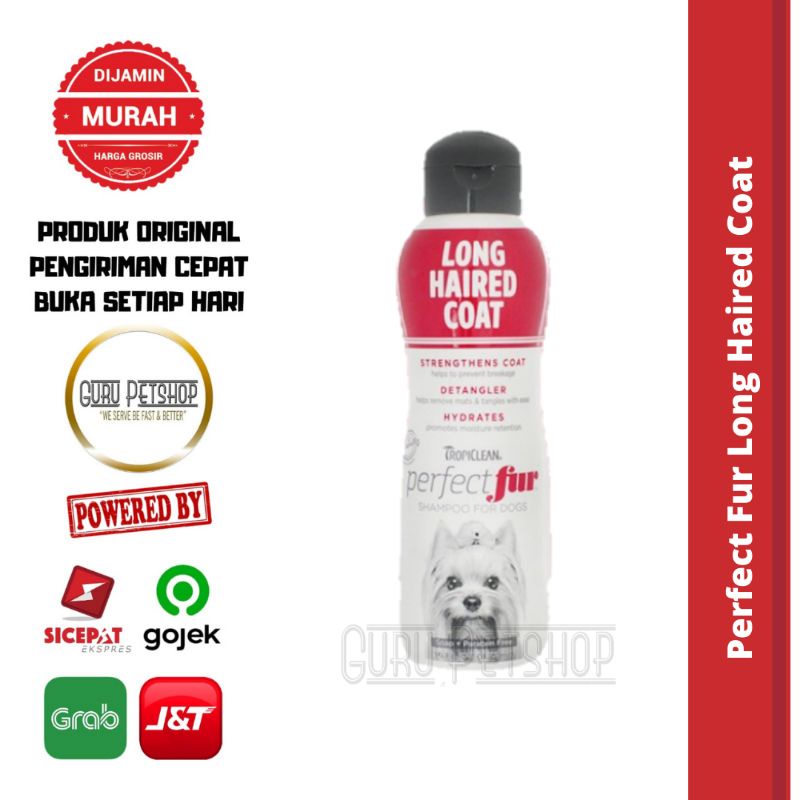 Tropiclean Perfect Fur Shampoo - Long Haired Coat Shampoo 473ml