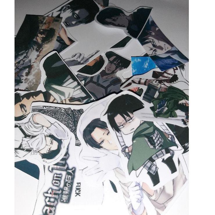 

Super Seller-007 STIKER 35 PCS LEVI ACKERMAN // MIKASA // EREN // ARMIN // AOT