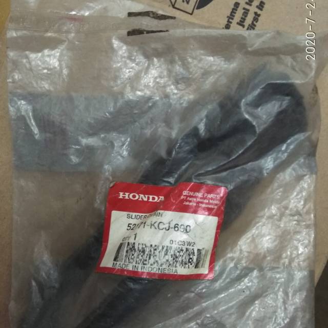 Karet bantalan rantai Tiger lama - slider chain Tiger lama - karet Rante Tiger lama- karet arm tiger