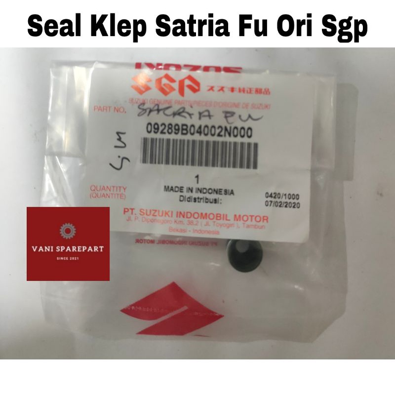 SEAL SIL KLEP SATRIA FU ORI SUZUKI SGP