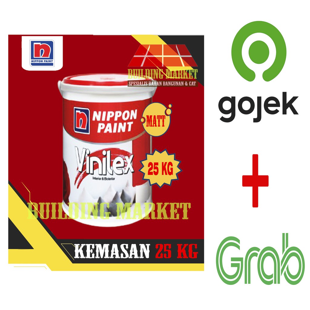 CAT VINILEX NIPPON PAINT CAT TEMBOK VINILEX INTERIOR 25 KG