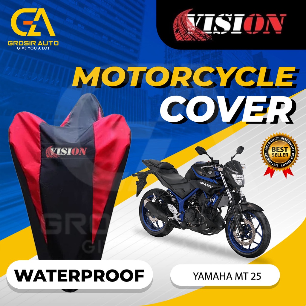 Sarung Motor MT 25 Waterproof Vision / Cover Selimut Penutup Sarung Mantel Motor Vision