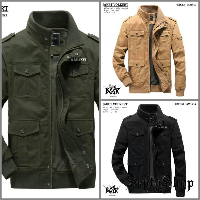 Jaket VOLKERT B.G.S.R-MMXVI Original / Jaket Pria / Bisa COD