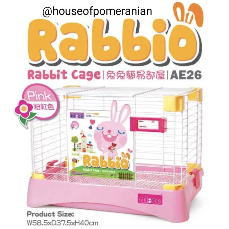 alice rabbio PINK AE26 BLUE AE27 Kandang kelinci guinea pig cage rabbit marmut