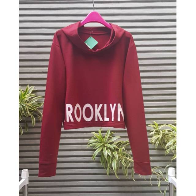 Crop top hoodie