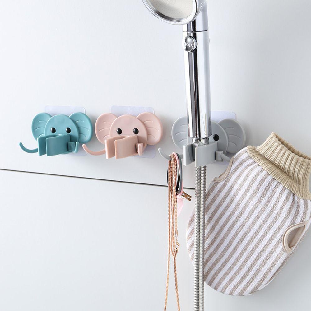 Suyo Bracket Holder Kepala Shower Universal Bentuk Gajah Adjustable Untuk Kamar Mandi