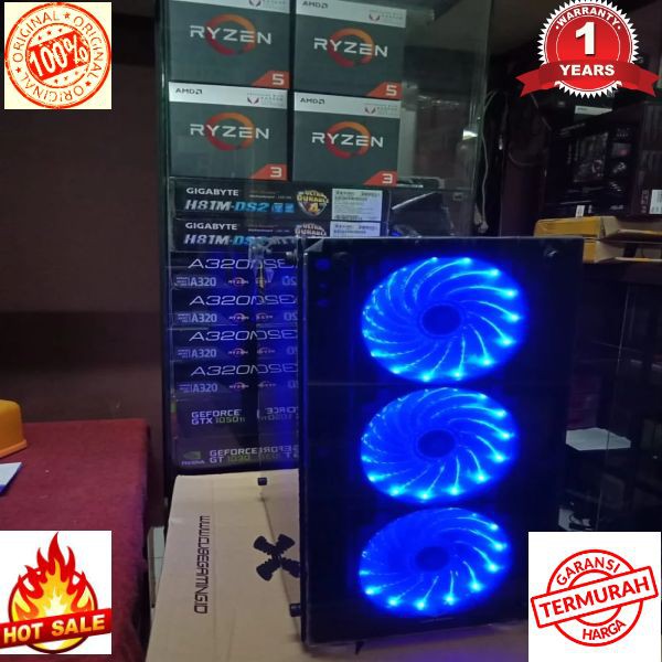 Terlaris PC - CPU GAMING AMD Ryzen 3 2200G 8GB RAM 500GB HDD New Gen