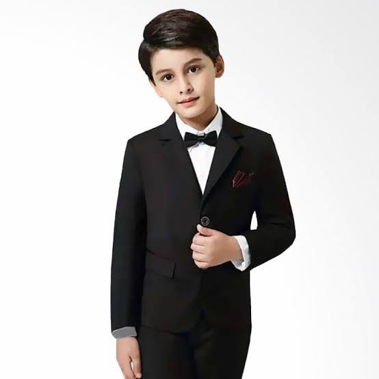 TX setelan jas anak laki laki 13 tahun - Putih, 2-3 tahun NEW 064