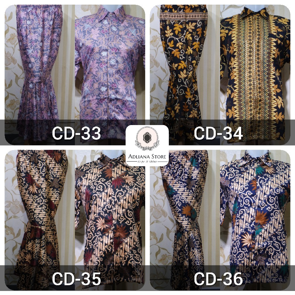 (COD) Rok Duyung dan Kemeja Batik / Couple Duyung / Couple Batik / Batik Couple HANANIA KEBAYA COLLECTIONS