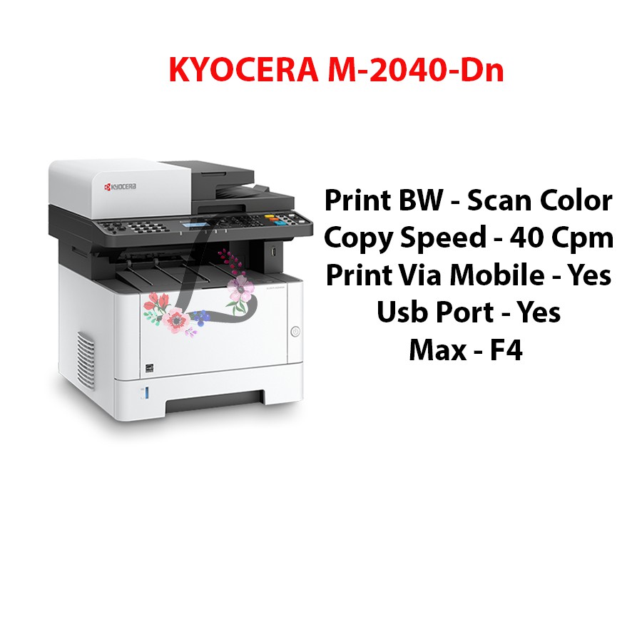 Mesin Printer Kyocera M-2040-Dn m2040dn m 2040 dn Speed 40 cpm