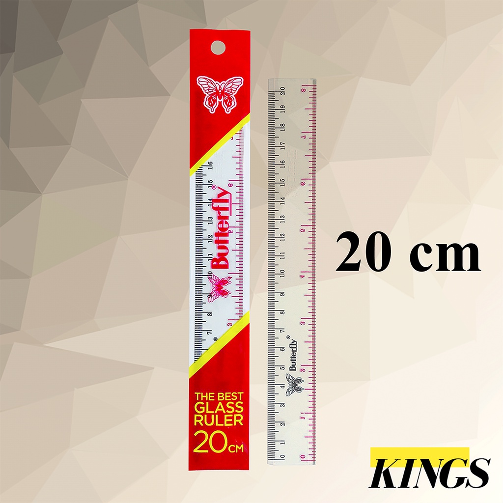 

Butterfly Ruler / Penggaris 20 cm