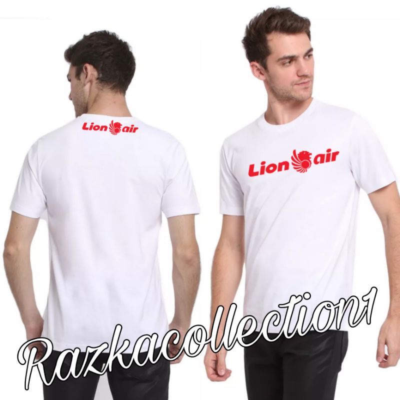 Kaos Lion Air || Baju Kaos Distro Pesawat Lion Air Terbaru