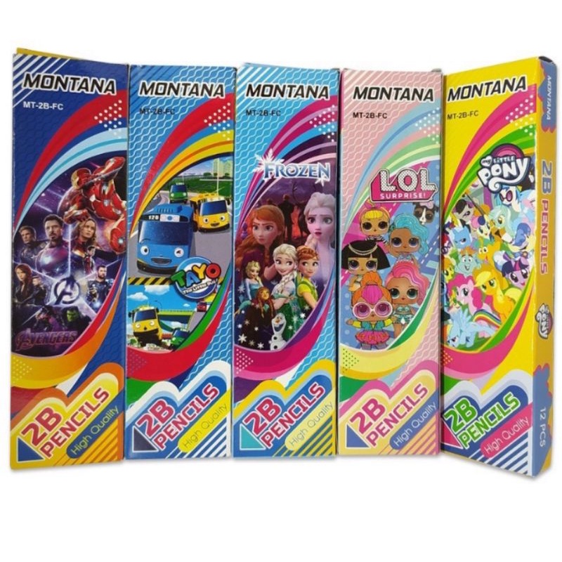 

Pensil 2B Karakter / Pencil Kayu 2B Fancy Kartun Lucu