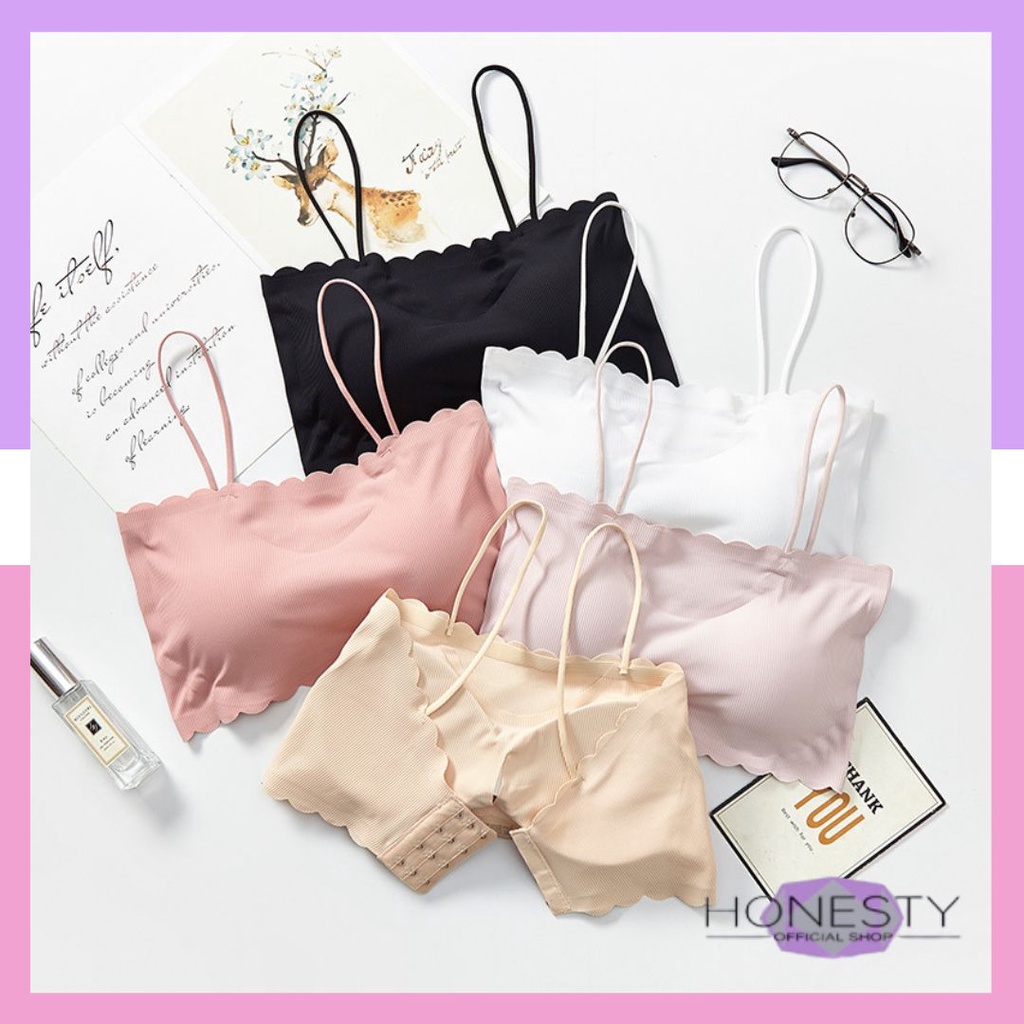 Honesty -195 Bra Wanita dengan Cup Model Lilit Bahan Nyaman Adem Bergaya Sexy Import