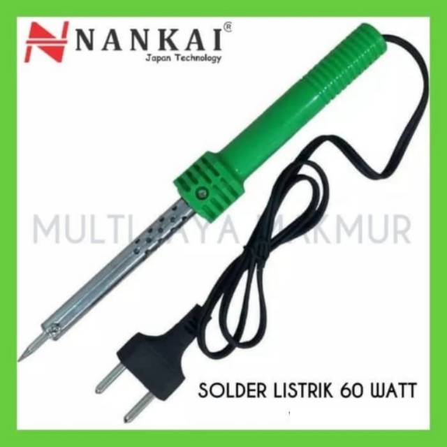 Solder Listrik 60 Watt Nankai Termurah Berkualitas Alat Patri Electric Soldering Iron