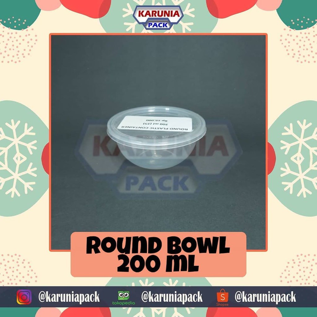 DM Thinwall Round Container 200 ml