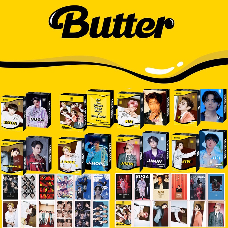 30Pcs / set Kartu Lomo Foto BTS 2021 Album Lomo V Jungkook