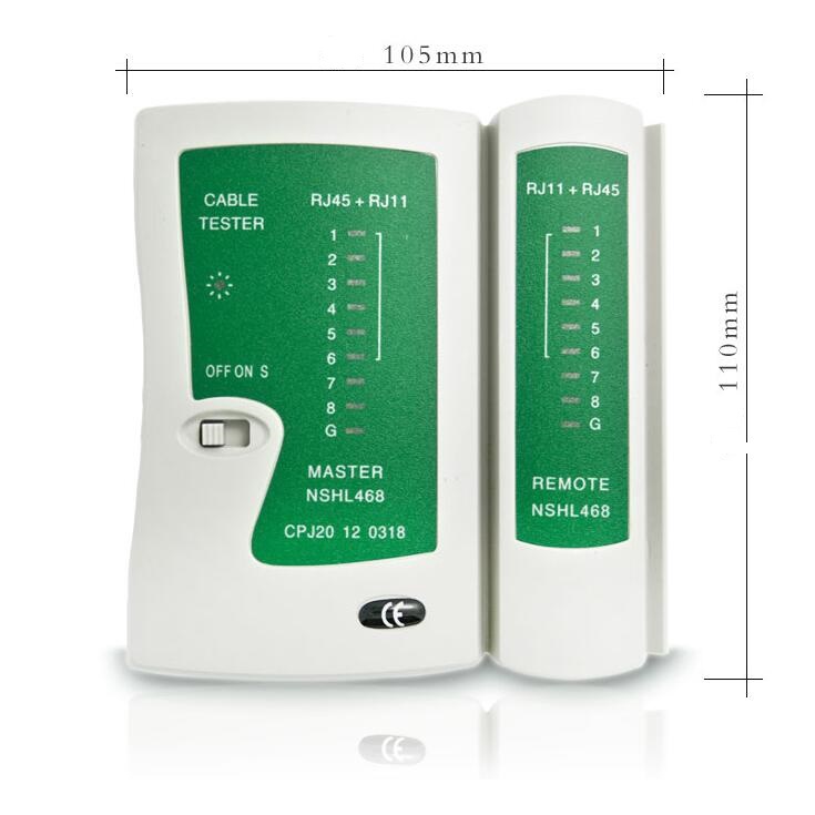 KABEL LAN TESTER/ Tester Rj45 / TESTER KABEL LAN / TESTER /LAN TESTER RJ45 DAN RJ11 + BATERAI / TEST