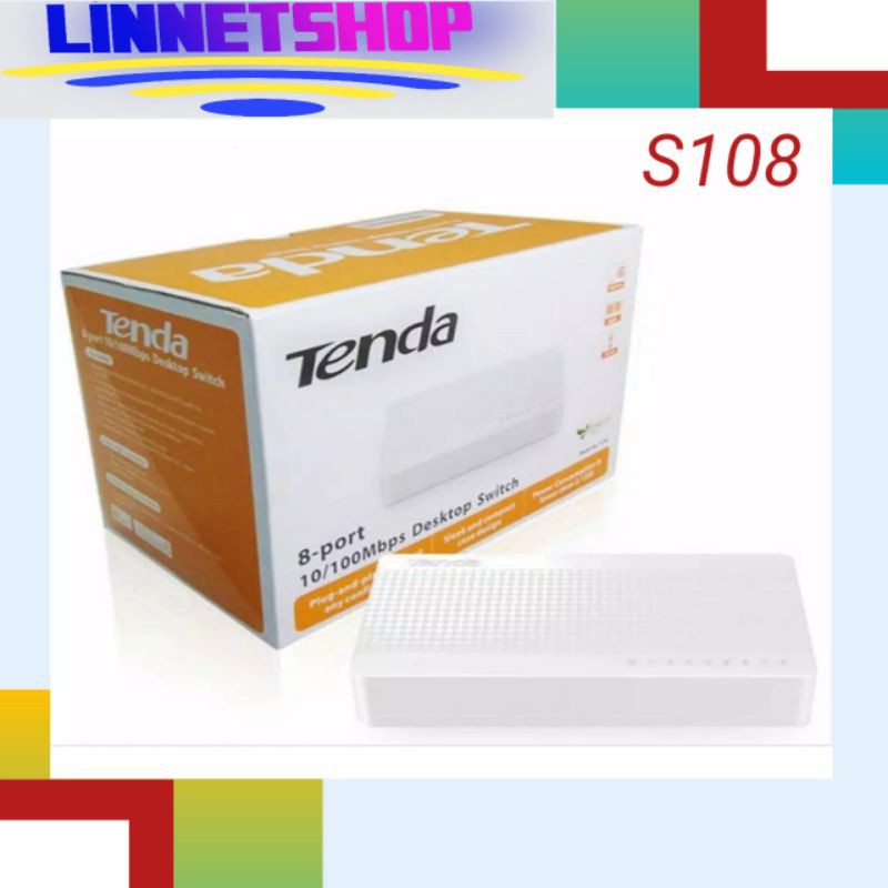 Tenda S108 Tenda 8 Port 10/100 Mbps Destop Switch $$