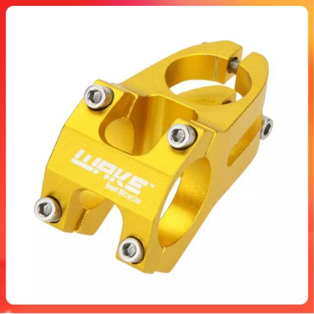 Gold stem mtb merk Wake original