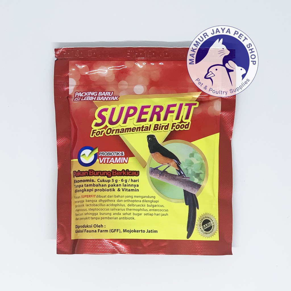 Superfit Red / Merah Pakan Burung untuk Lomba / Ternak / Breeding