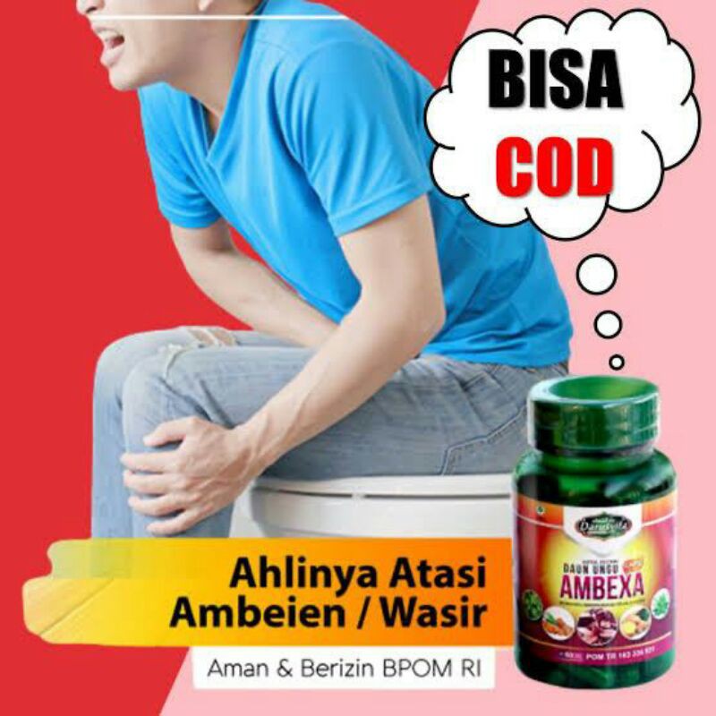 AMBEXA DAUN UNGU ORIGINAL OBAT WASIR