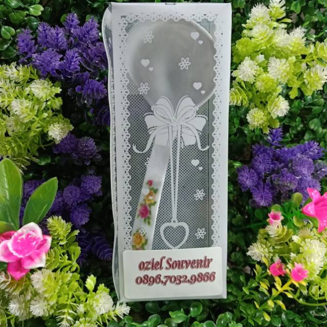 Souvenir centong irus + box mika motif Rp.2000