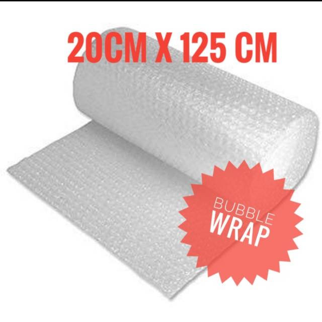 

Bubble wrap untuk pengaman 20cm x 125 cm