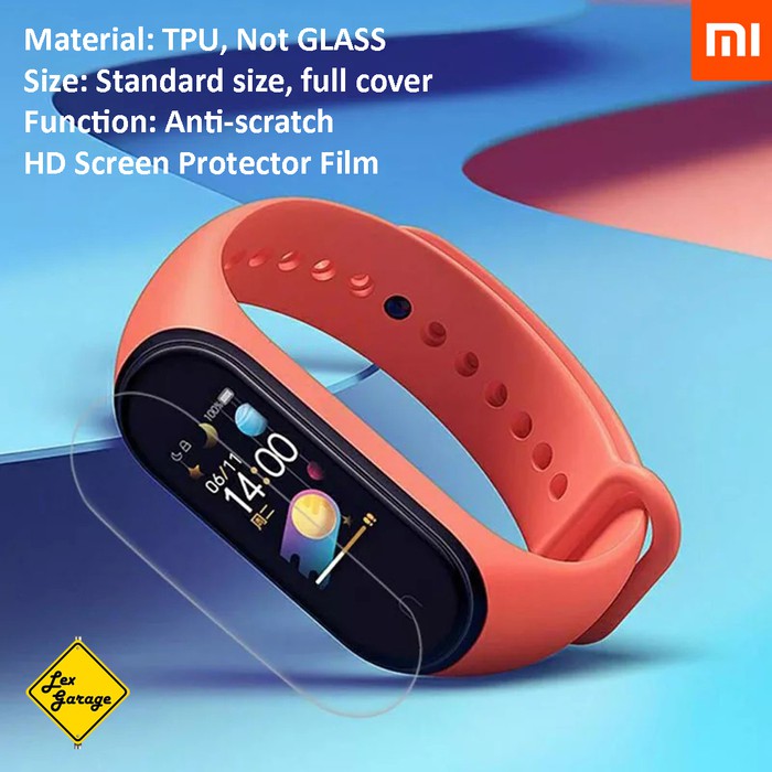 Anti Gores Mi Band 4 Screen Guard Protector - Soft TPU