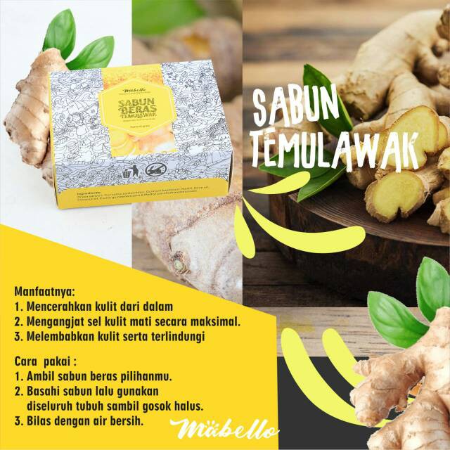 MABELLO SABUN BERAS TEMULAWAK